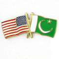 USA & Pakistan Flag Pin